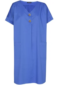 Outlet 3173-26 / Comfortabele Rechtvallende Jurk Vrouwen Jurken