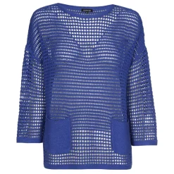 Best 3213-26 / Doorzichtige Gehaakte Lange Pull Vrouwen Pulls