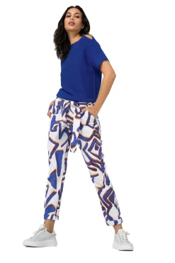 1246-26 / Fijn Gebreide Top Met Schoudereffect Vrouwen Pulls