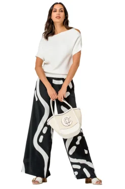 1246-91 / Fijn Gebreide Top Met Schoudereffect Vrouwen Pulls