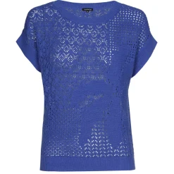 Best 3215-26 / Half Doorzichtige Gebreide Pull Vrouwen Pulls