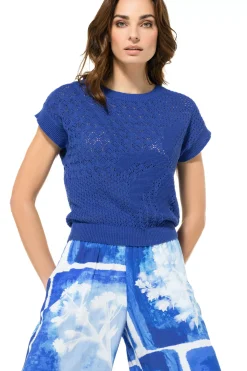Best 3215-26 / Half Doorzichtige Gebreide Pull Vrouwen Pulls