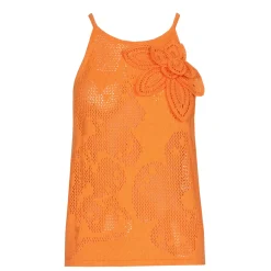 Online 3200-55 / Half Doorzichtige Gebreide Top Vrouwen Pulls