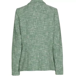 Best 1888-62 / Licht Aansluitende Blazer In Lichte Bouclette Vrouwen Vesten