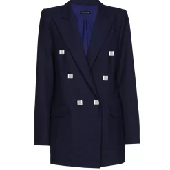 1824-21 / Licht Aansluitende Citylook Comfortabele Blazer Vrouwen Vesten