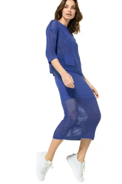 Outlet 3714-26 / Midi Rok In Breigoed Vrouwen Rokken