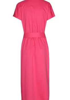 Sale 1169-74 / Rechtvallende Jurk In Stretch Vrouwen Jurken