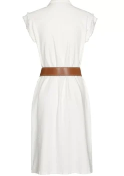 New 1113-91 / Rechtvallende Jurk Met Stretch Vrouwen Jurken
