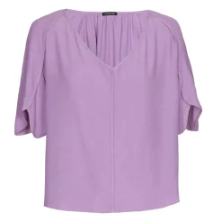 3653-40 / Rechtvallende Top Vrouwen Tops