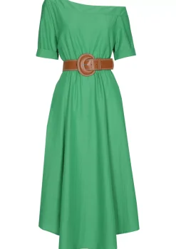 Online 3154-61 / Soepelvallende Comfortabele Jurk Vrouwen Jurken